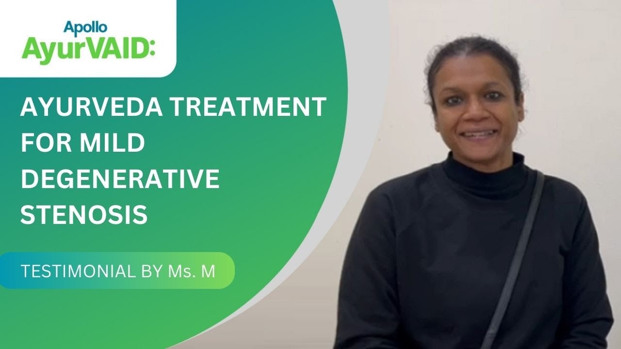 Significant Improvement in Mild Degenerative Stenosis by Ayurveda